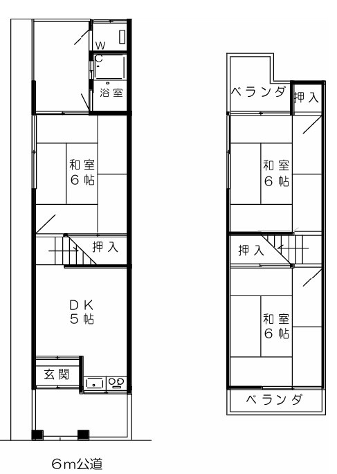 黒原新町テラスの間取り