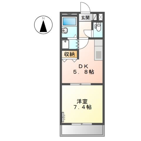 サンヒルズマキノの間取り