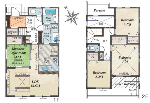 平塚市東真土2丁目　新築戸建　全3棟1号棟