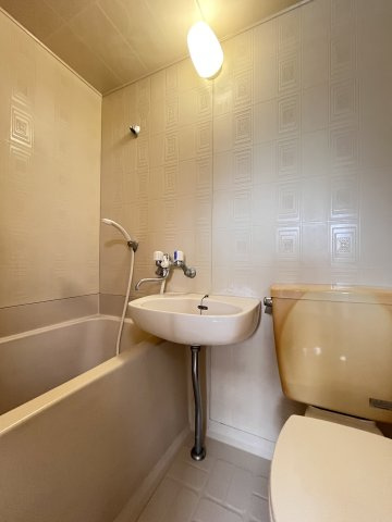 ワイエスハイツの洗面所