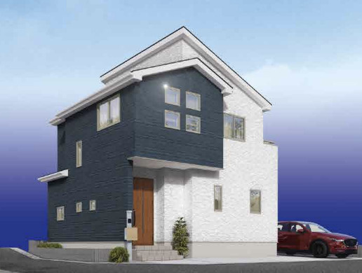 【外観パース】 | 桶川市坂田9期　新築戸建　全1棟　1号棟 | 1号棟