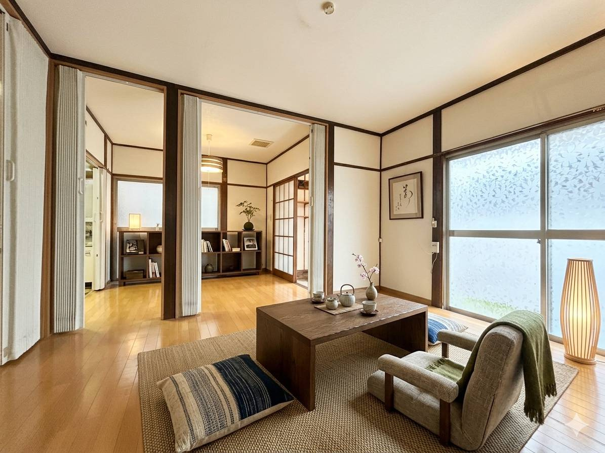 品川区旗の台5丁目　中古戸建の居間・リビング|(家具は全てCGです。)

現地ご見学希望・資料請求などお気軽にお問い合わせ下さい！
03-5990-5201