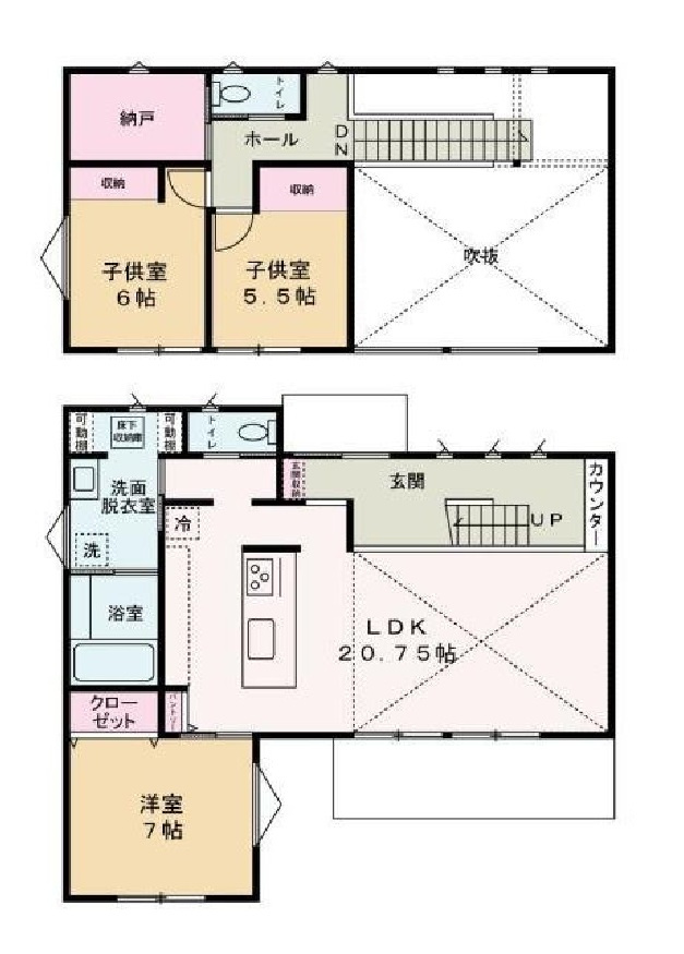 和歌山市有本・中古戸建・116244の間取り