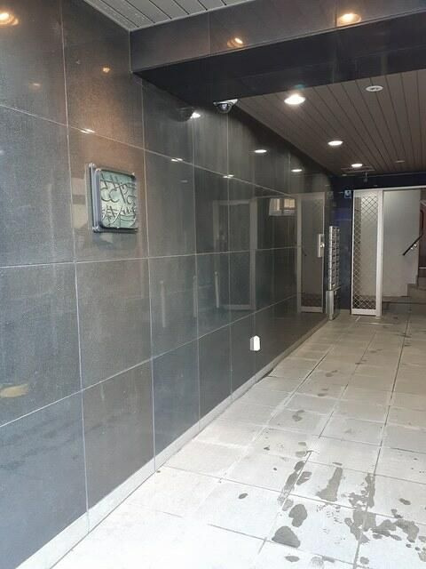 笹山ハイツのエントランス