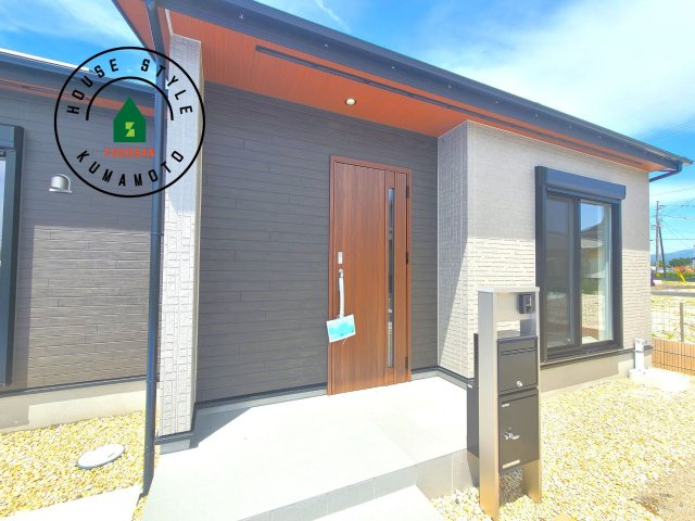 熊本市東区山ノ内3丁目第1-2棟(1号棟)の外観：施工例|おでかけの時も帰った時も、「我が家」を最初に感じでもらえる素敵な空間に。