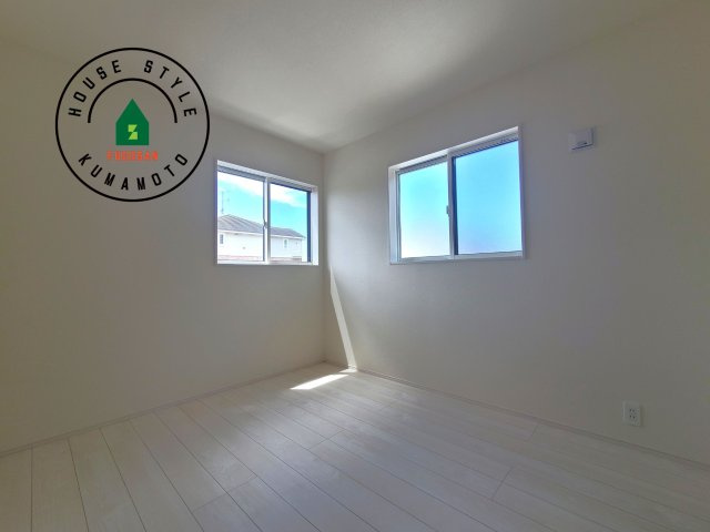 熊本市東区山ノ内3丁目第1-2棟(1号棟)の内観：施工例|将来的に、琉球畳を引きまして和室風にすることも可能です。