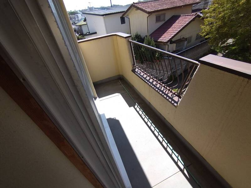 多聞ニューハイツのバルコニー