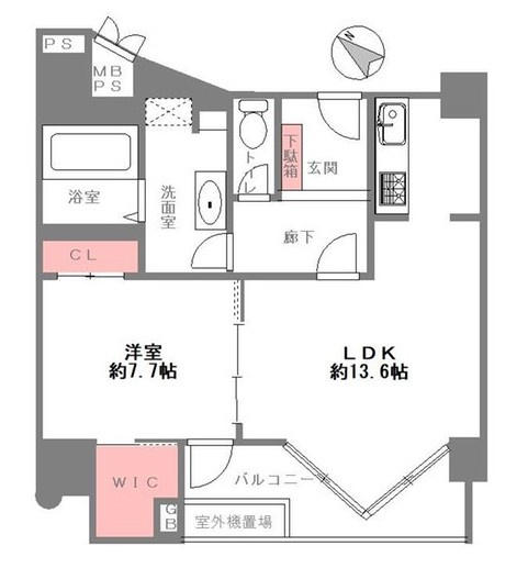 朝日プラザアルティマタワーズ　11階の間取り