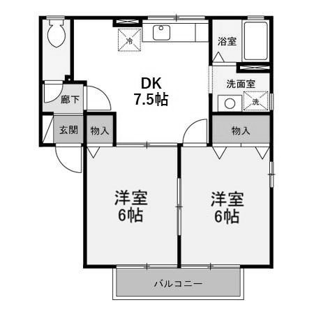 【間取り】 | ミルキーウェイA