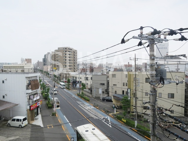 サンコーポラス坂本の展望|バルコニーからの眺めです。
