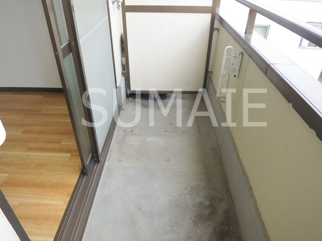 サンコーポラス坂本のバルコニー|バルコニースペース。