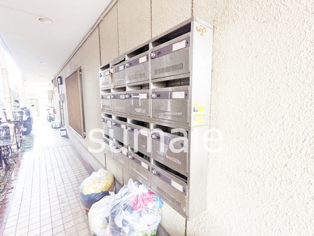 サンコーポラス坂本のロビー|★集合ポスト★