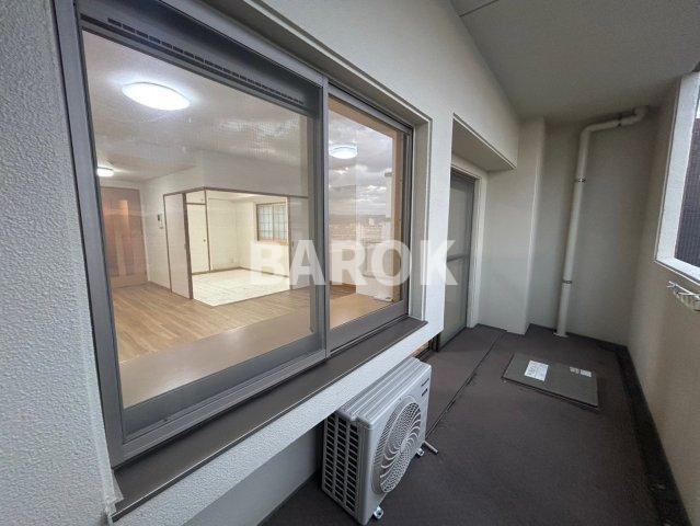 リファレンス箱崎のバルコニー