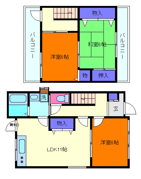 御影郡家２丁目貸家（東側）