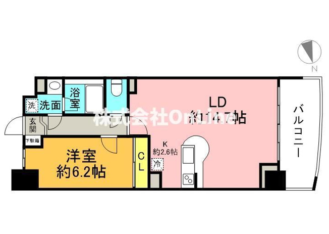 【間取り】 | セレッソコート上本町EAST
