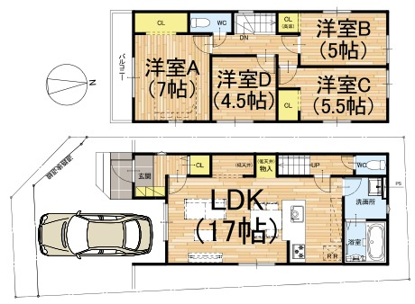 【間取り】 | K41319-大将軍
