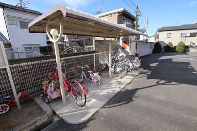 【その他共用部分】 | ブルーメ・バージェ | 駐輪場