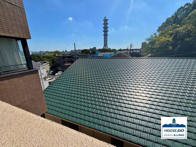 リノベーション済み！ダイアパレス藤ヶ丘北弐番館の展望|3階バルコニーからの気持ちよさそうな眺望