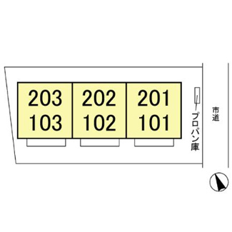 【区画図】 | メゾン･アモーレ