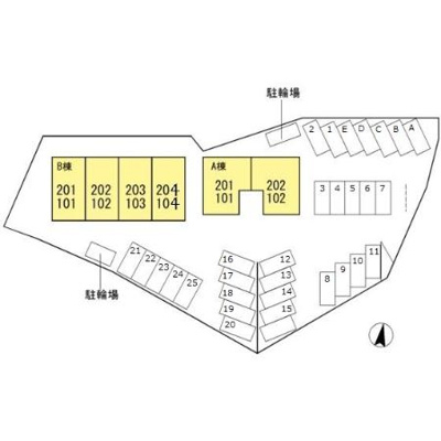 【区画図】 | サンヴェール Ａ棟