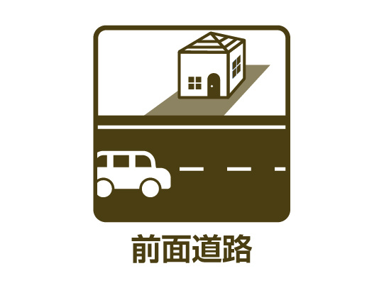 【商談中】ブルーミングガーデン　一宮市三条　全1区画分譲の前面道路含む現地写真|■前面道路　■ヤマダ不動産　株式会社リライフ　
■夢のマイホーム購入をフルサポートします！