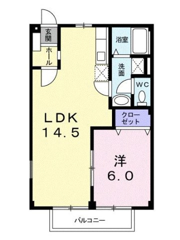 パークハイツＹの間取り