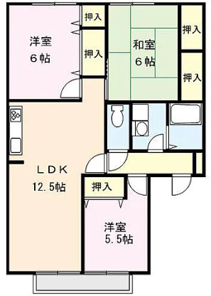 シャルムⅡの間取り
