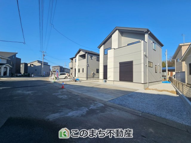 リガーレ小山市城西2期　3号棟の前面道路含む現地写真|前面道路含む現地写真