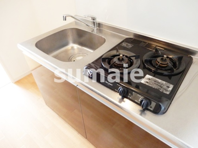 リブリ・アデーレのキッチン|2口ガスコンロ設置です！