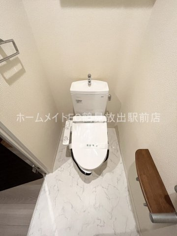 大阪市鶴見区放出東２丁目のアパートのトイレ