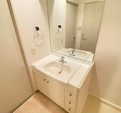 【洗面所】 | パーク・ノヴァ亀戸 | スペースが確保できる洗面所です