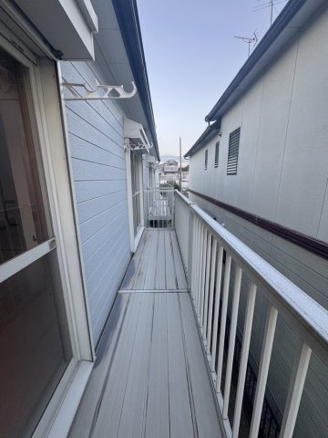 ドミール保呂のバルコニー