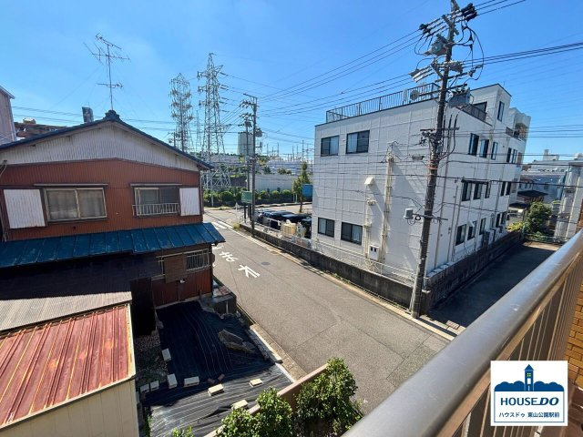 3面バルコニー&全居室6帖以上！三旺マンション香流の展望|3階南向きバルコニーからの風景