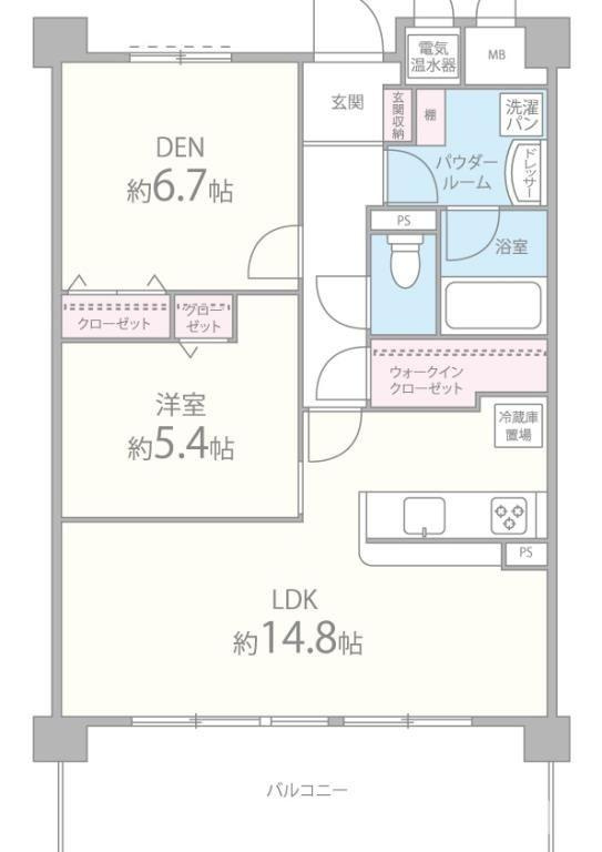 グランデ紫陽花の間取り
