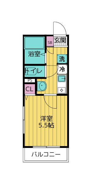 ＭＥＬＤＩＡ大宮Ⅲの間取り