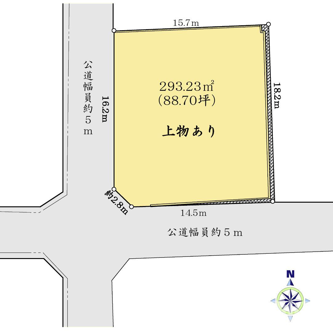 鎌倉市浄明寺６丁目３６２－１２０売地の土地図