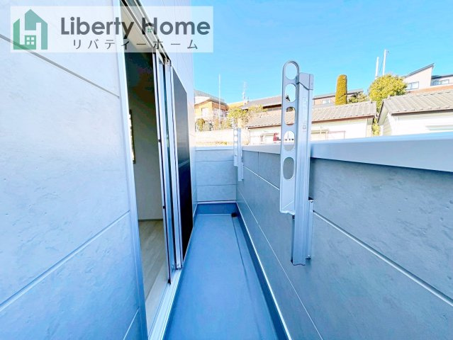 取手市中原町　新築戸建のバルコニー