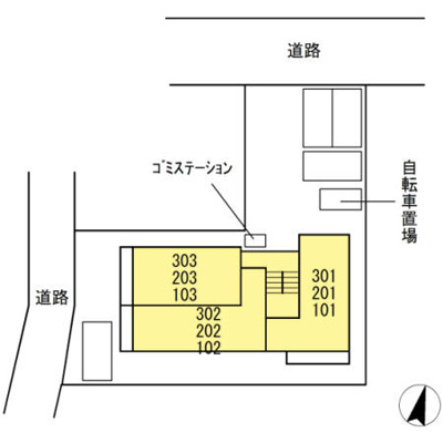 【区画図】 | フレッチェ・ボスコⅢ（3）