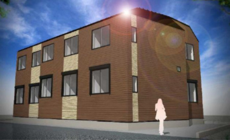 ハーモニーテラス東大泉Ⅱの外観パース|完成予想パース