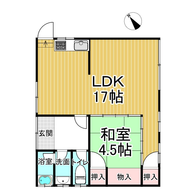 大原勝林院町 中古戸建の間取り