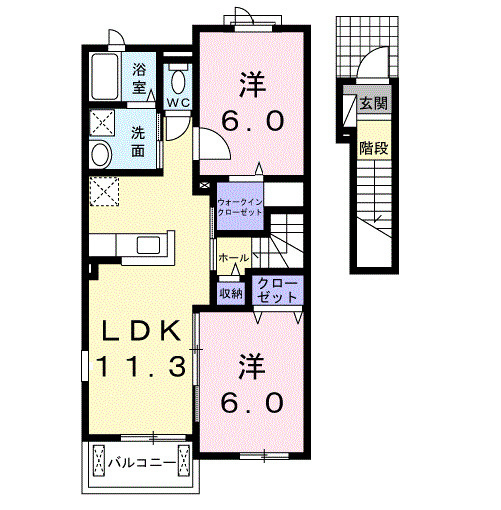 サニーレジデンスⅣの間取り