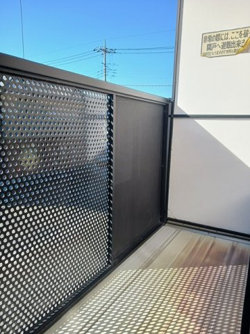 エスポワール城東Ｂのバルコニー|陽当たり良好なバルコニーです