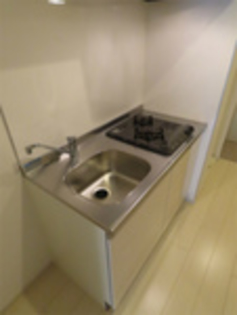 リブリ・さいたま新都心のキッチン|ワンレバー式混合水栓キッチン。