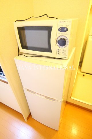 レオパレスレストの設備|電子レンジ・冷蔵庫（参考写真）