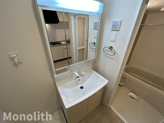 B・Cマンションの独立洗面台