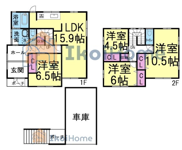 明石市朝霧台　中古戸建の間取り|【ホームページに現地動画掲載中】●年中無休：当日予約可●敷地56坪！2階から明石海峡大橋眺めれます！