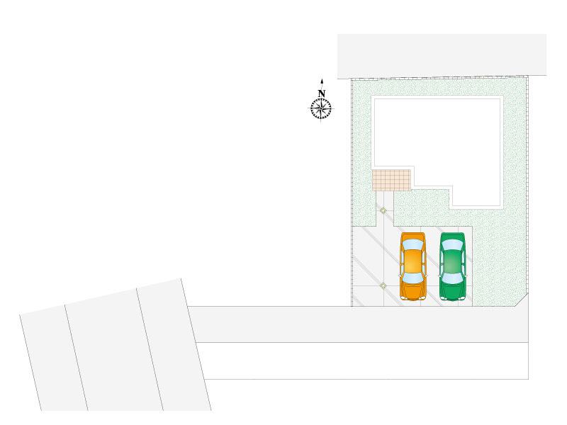 【２号棟：配置図】