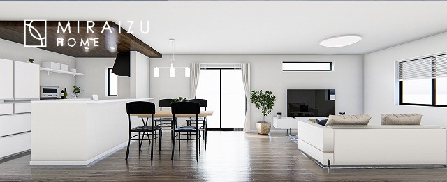 【完成予想図】 | 見学いつでも承ります。周辺環境も一緒に確認頂き、理想にぴったりのマイホームを考えていきましょう！
