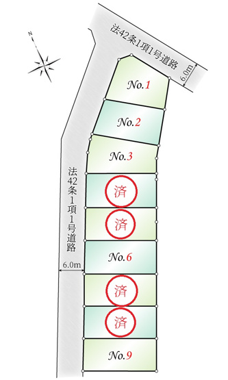 【区画図】 | ご家族様のプライベート空間が確保できる素敵な間取りです。また敷地ゆったりですので、おうち時間を楽しむのにもぴったりですね♪
