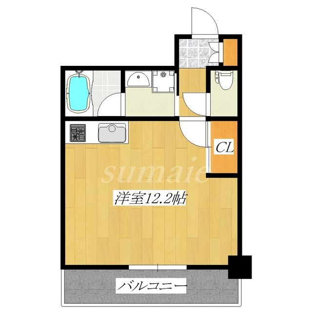 コンフォリア赤羽岩淵の間取り|フローリングのお部屋です♪
